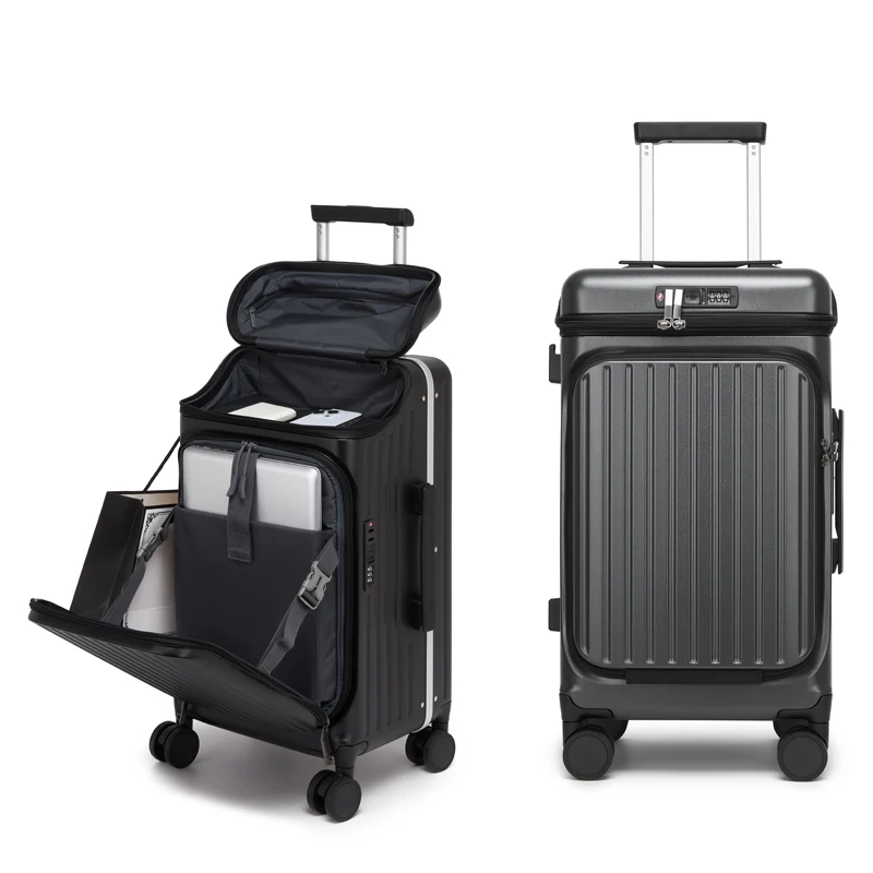 Travel Lock Tsa Approved - 100% PC Hard Shell Luggage Front