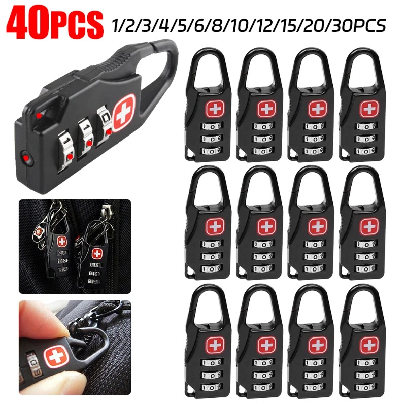 Travel Lock Tsa Approved - 40-1PCS Mini Security Customs Lock Combination