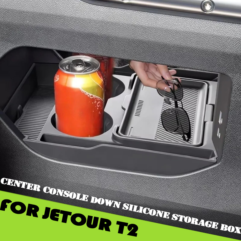 Travel Accessories Inc - Car Central Control Down Silicone Storage