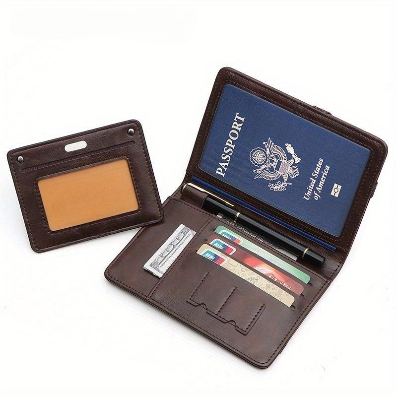 Travel Accessories Rfid - 1PC Lightweight Passport Wallet RFID Blocking