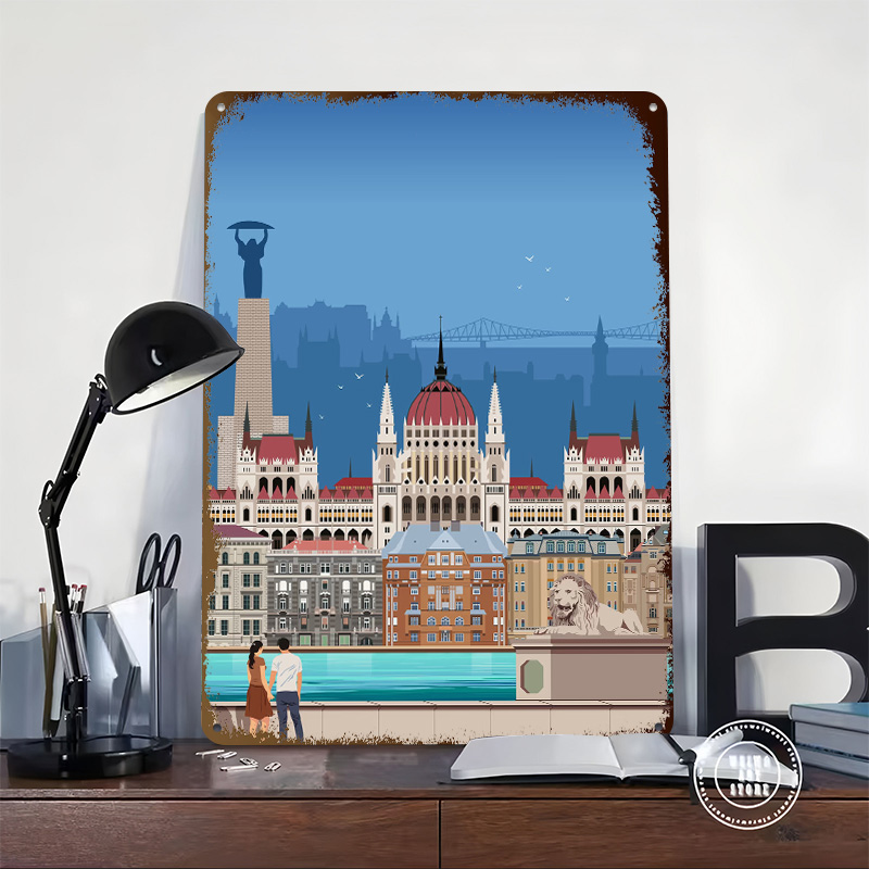 Budapest Travel Print Tinplate - đánh giá và giá Travel Accessories For Europe