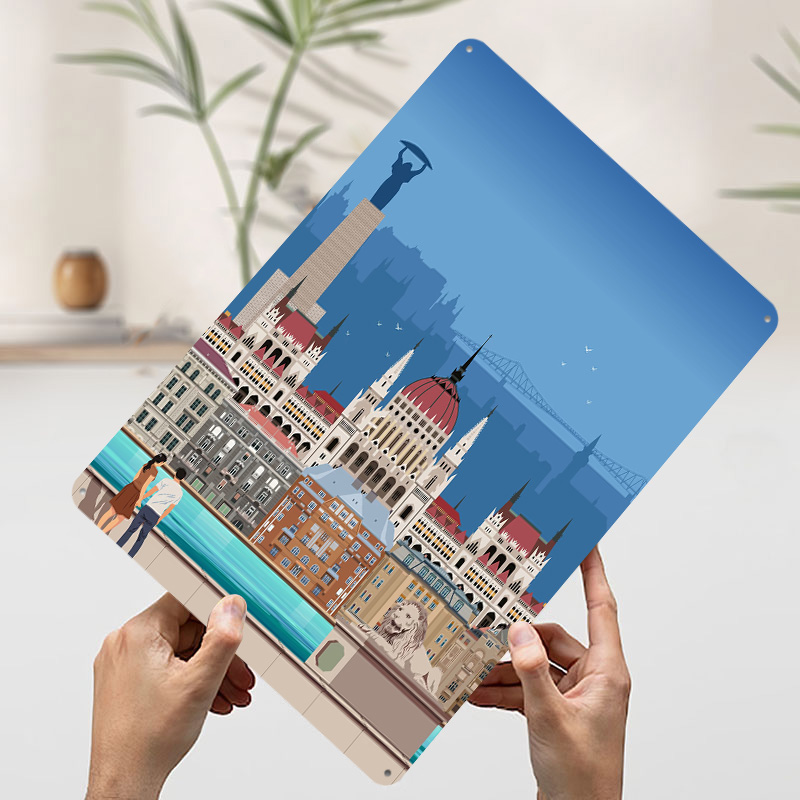 Budapest Travel Print Tinplate - đánh giá và giá Travel Accessories For Europe