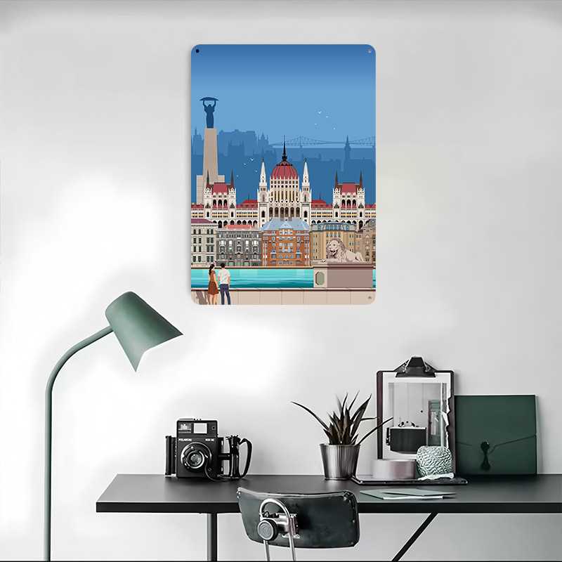 Budapest Travel Print Tinplate - đánh giá và giá Travel Accessories For Europe