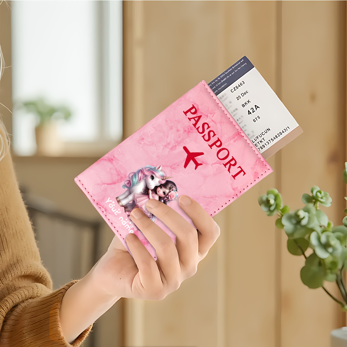 Unicorn Girl Pattern PU Passpo - đánh giá và giá Travel Accessories For Europe