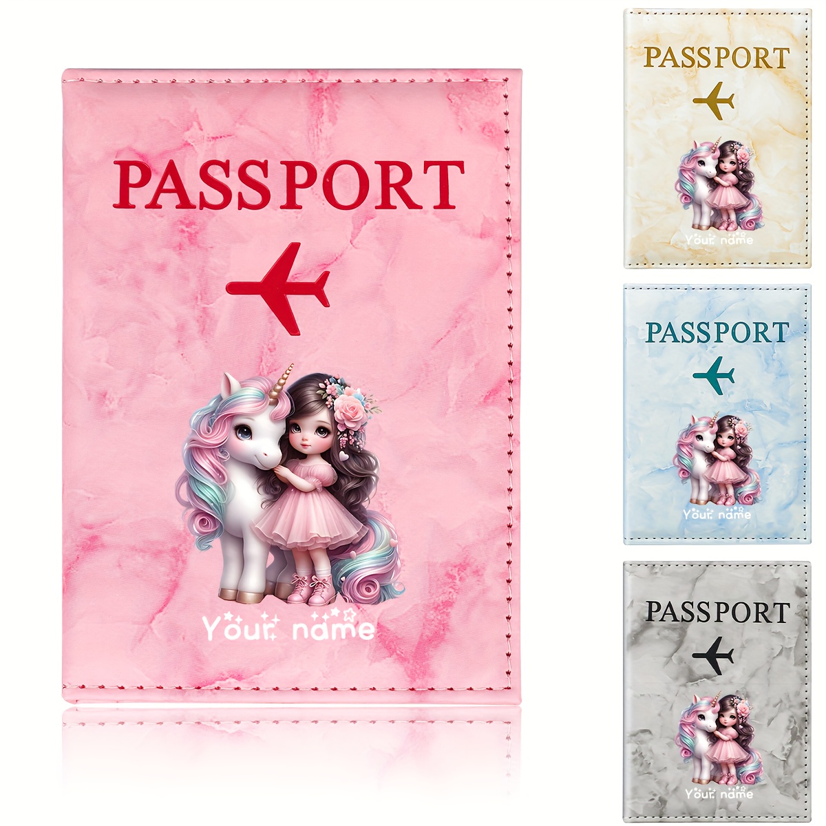 Unicorn Girl Pattern PU Passpo - đánh giá và giá Travel Accessories For Europe