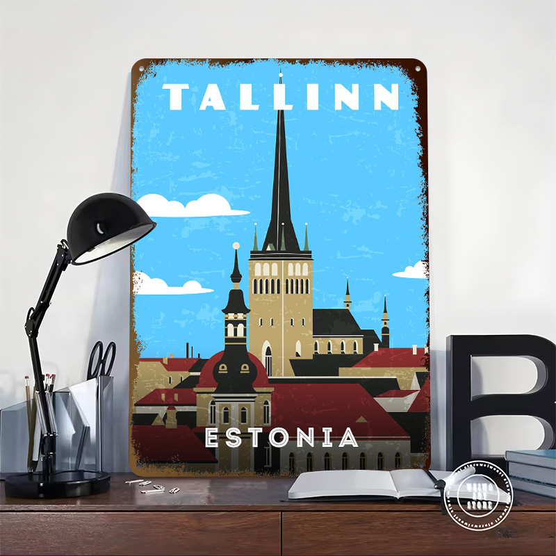 Estonia Retro Travel Poster Cu - đánh giá và giá Travel Accessories For Europe