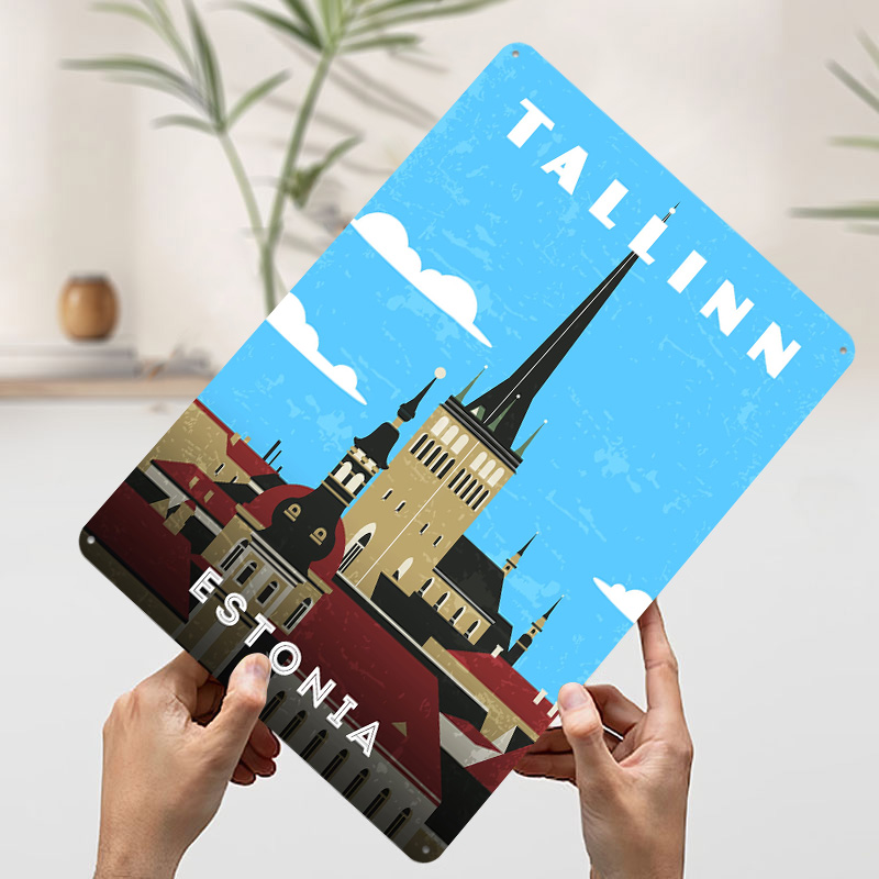 Estonia Retro Travel Poster Cu - đánh giá và giá Travel Accessories For Europe