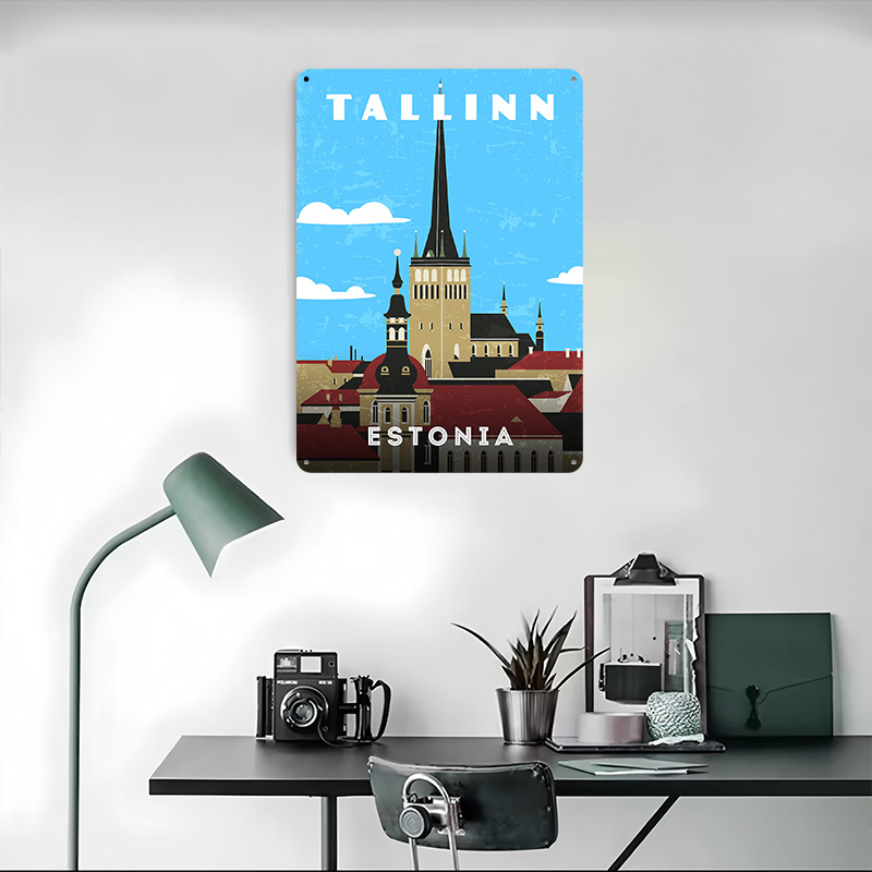 Estonia Retro Travel Poster Cu - đánh giá và giá Travel Accessories For Europe