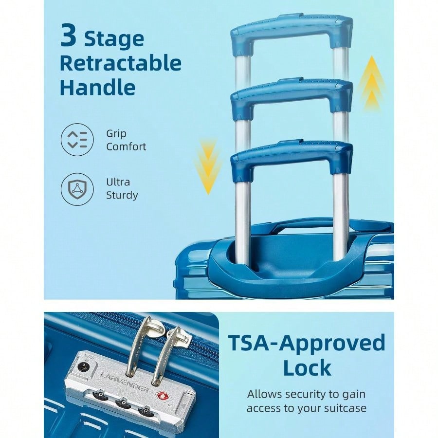 Carry On Luggage 22x14x9 Airli - đánh giá và giá Travel Lock Tsa Approved