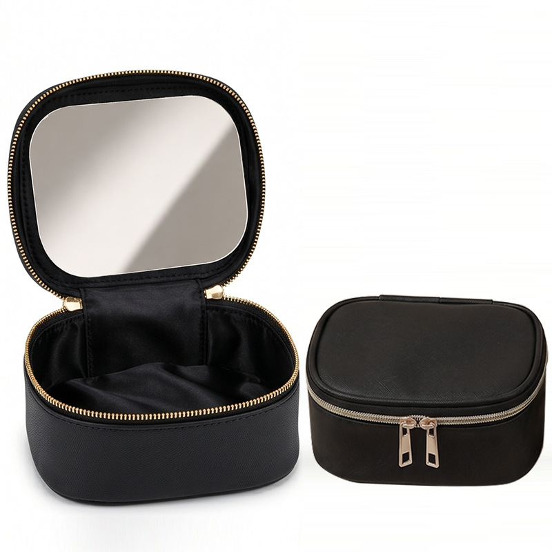 2026 New Makeup Bag with Mirro - đánh giá và giá Travel Accessories Toiletry Bag