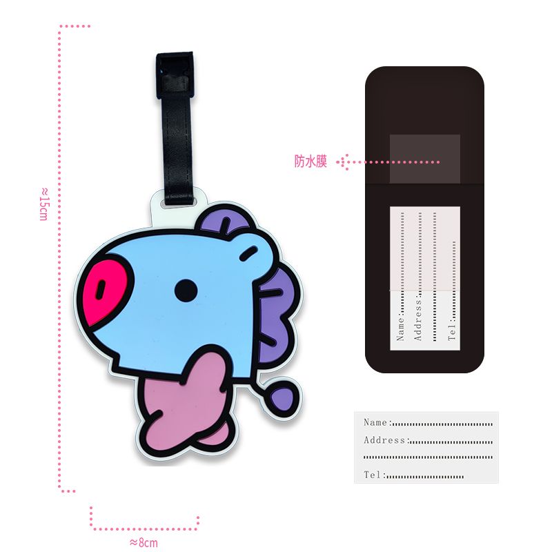 BT21 cartoon cute keychain Kaw - đánh giá và giá Travel Accessories Gifts