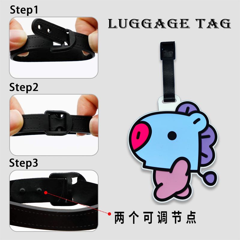 BT21 cartoon cute keychain Kaw - đánh giá và giá Travel Accessories Gifts