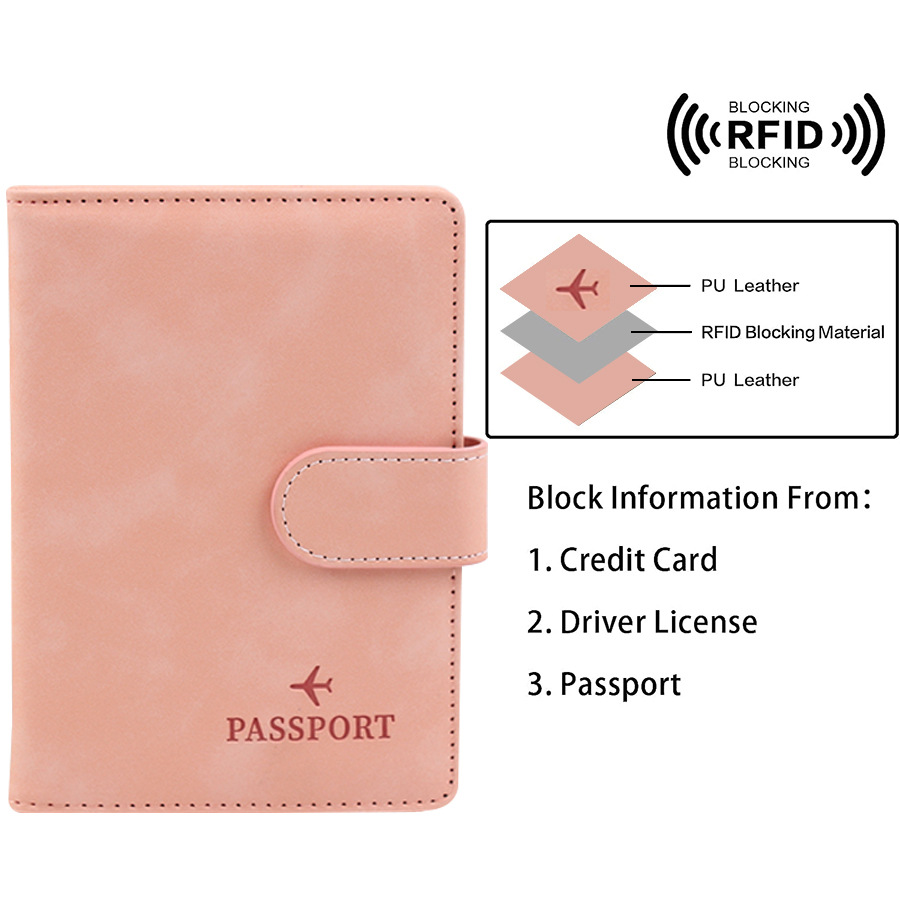 Magnetic Button Passport Cover - đánh giá và giá Travel Accessories Rfid