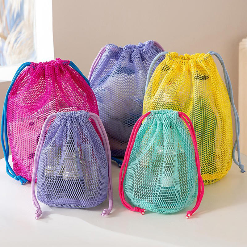 Mesh Large Capacity Drawstring - đánh giá và giá Travel Accessories Toiletry Bag