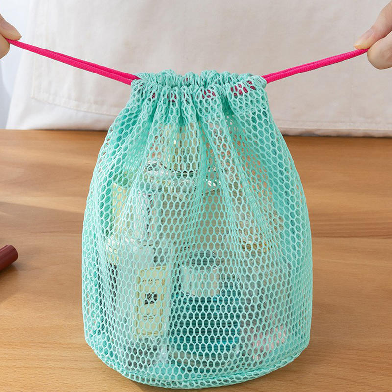 Mesh Large Capacity Drawstring - đánh giá và giá Travel Accessories Toiletry Bag