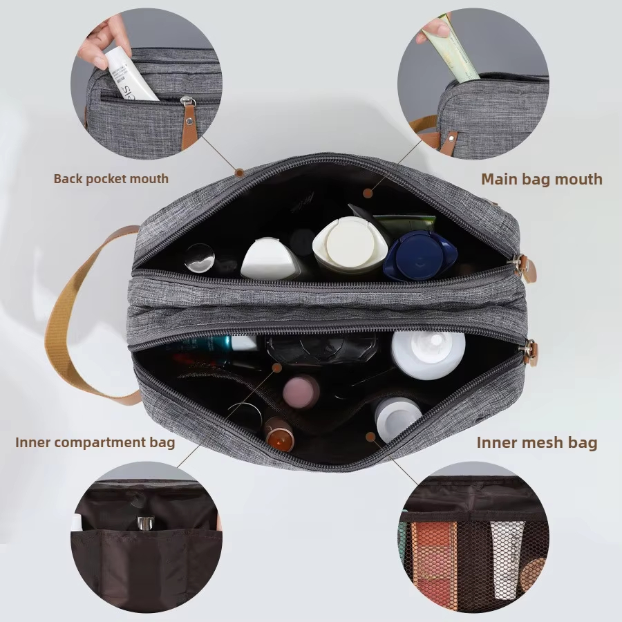 Large Capacity Portable Makeup - đánh giá và giá Travel Accessories Toiletry Bag