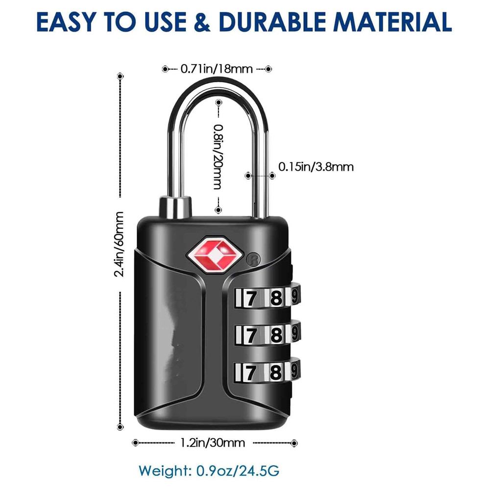 TSA Approved Luggage Locks, Co - đánh giá và giá Travel Lock Tsa Approved
