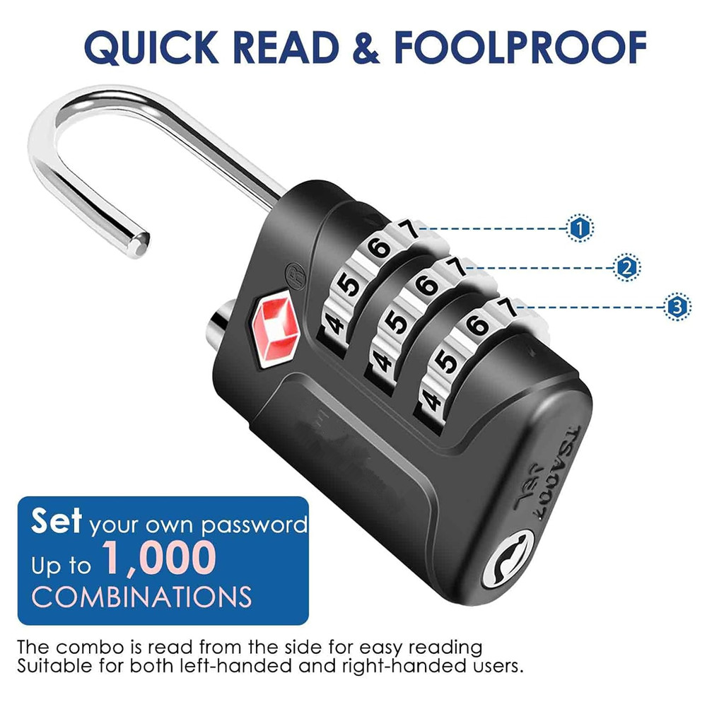 TSA Approved Luggage Locks, Co - đánh giá và giá Travel Lock Tsa Approved