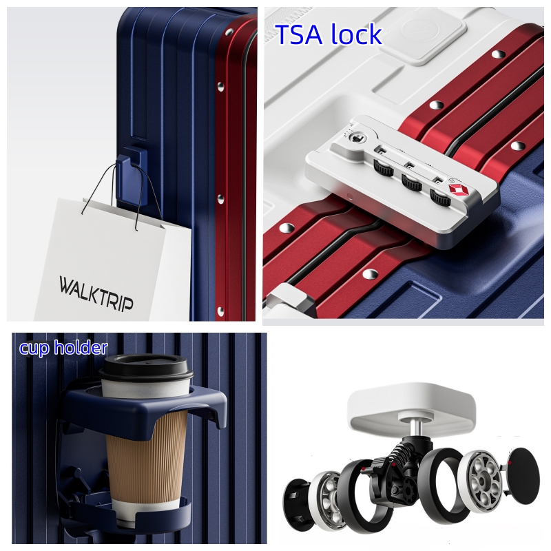 Front Opening Pocket Suitcase  - đánh giá và giá Travel Lock Tsa Approved