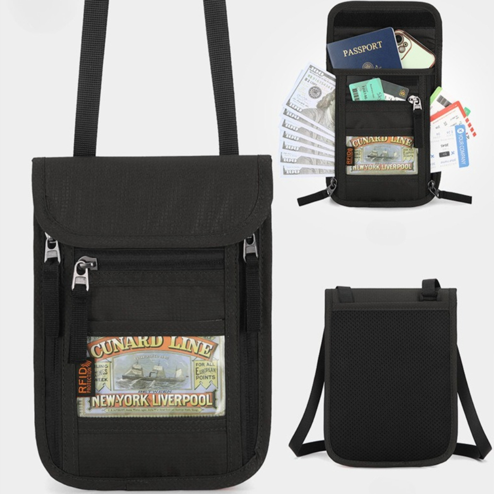 Travel Passport Pouch Neck Str - đánh giá và giá Travel Accessories Rfid