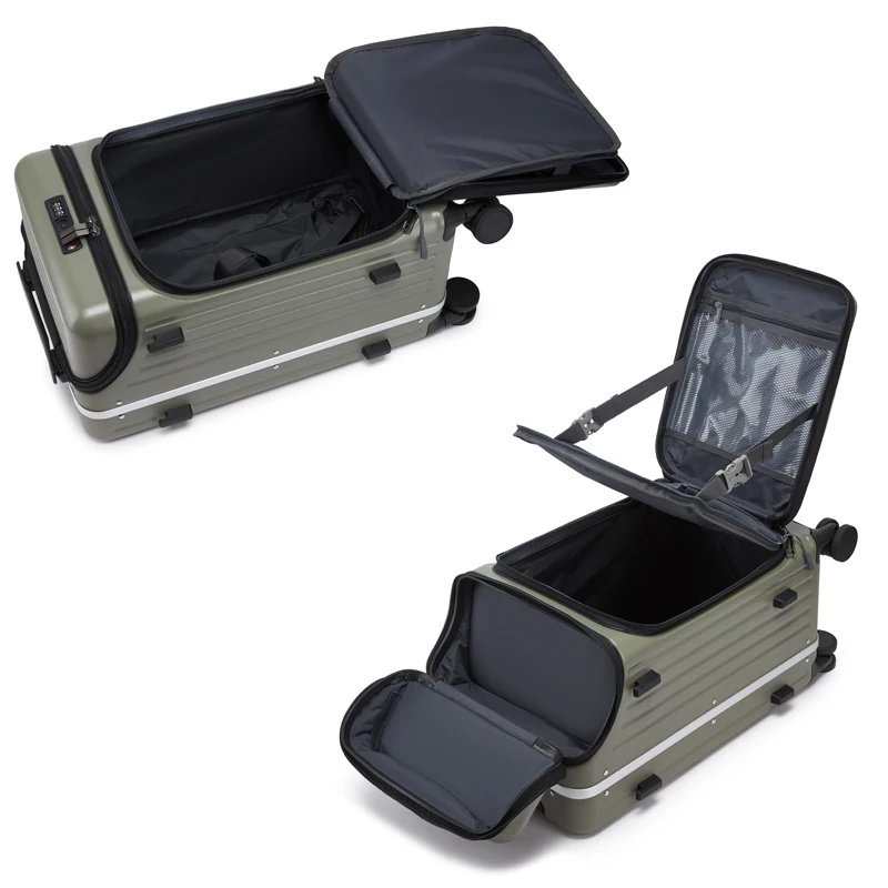 100% PC Hard Shell Luggage Fro - đánh giá và giá Travel Lock Tsa Approved