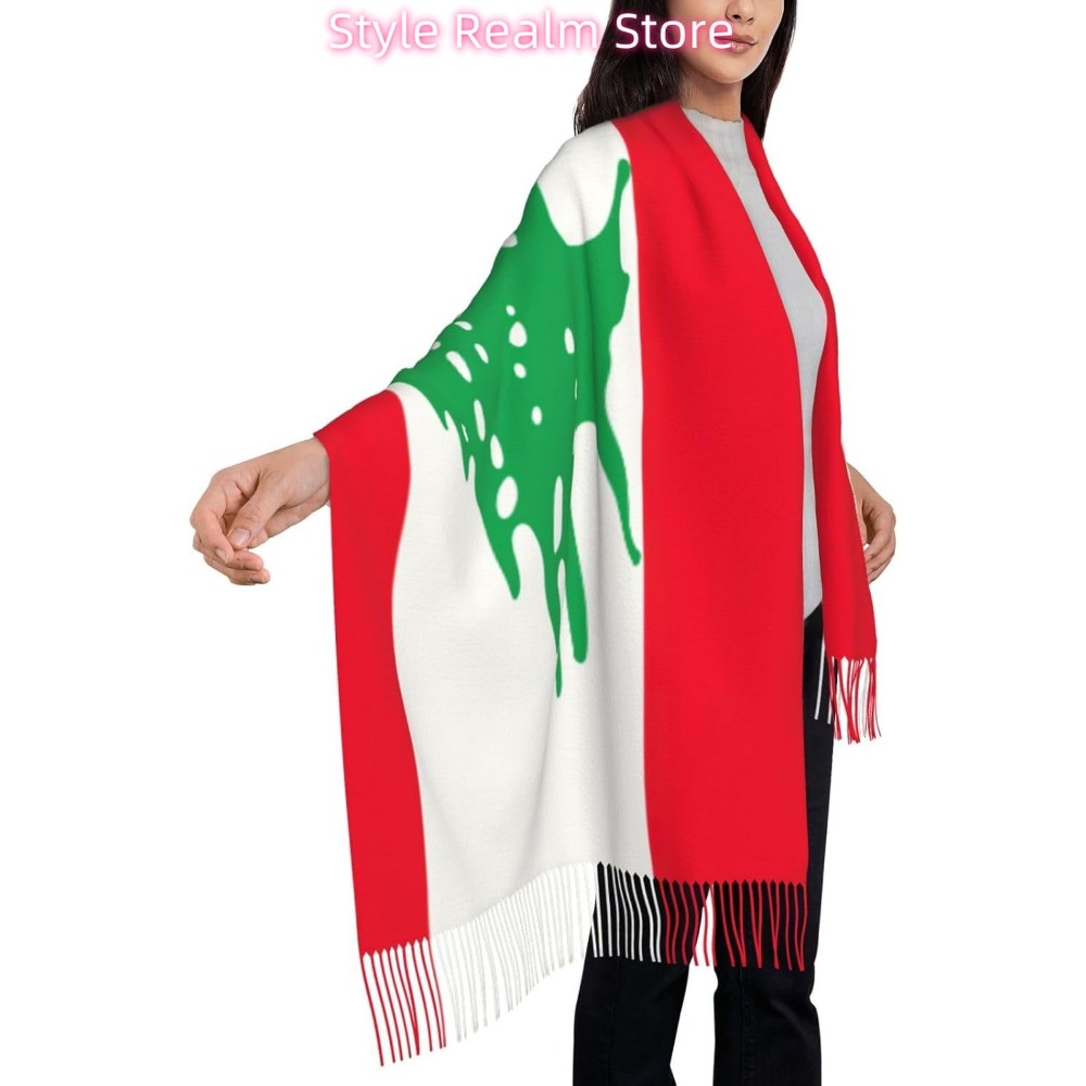 Flag Of Lebanon Print Polyeste - đánh giá và giá Travel Accessories Lebanon