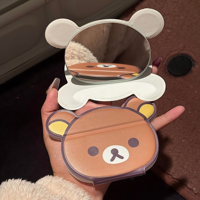 Rilakkuma Folding Makeup Mirro - đánh giá và giá Travel Accessories Gifts