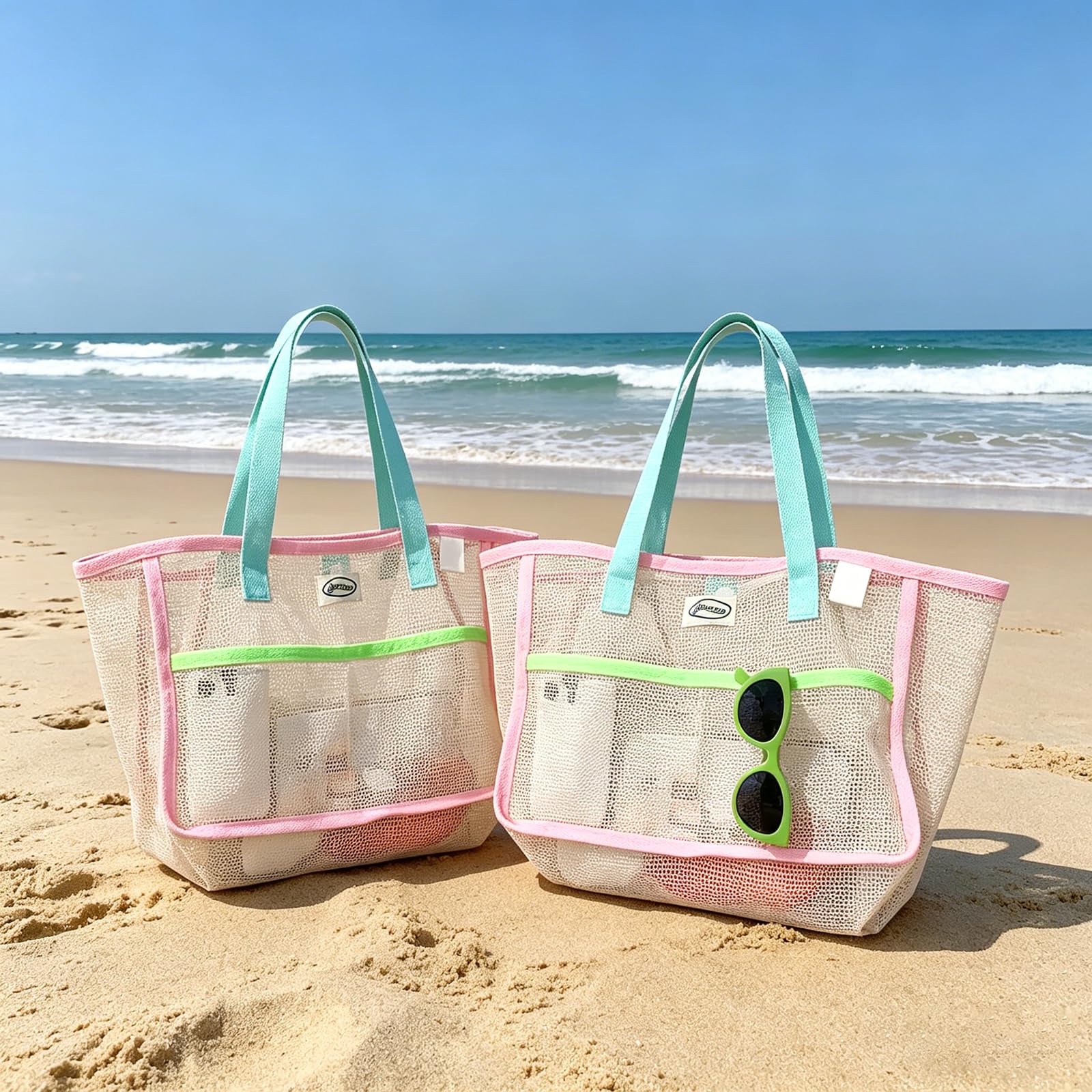 Beach Bags for Women Colorful  - đánh giá và giá Travel Accessories Gifts