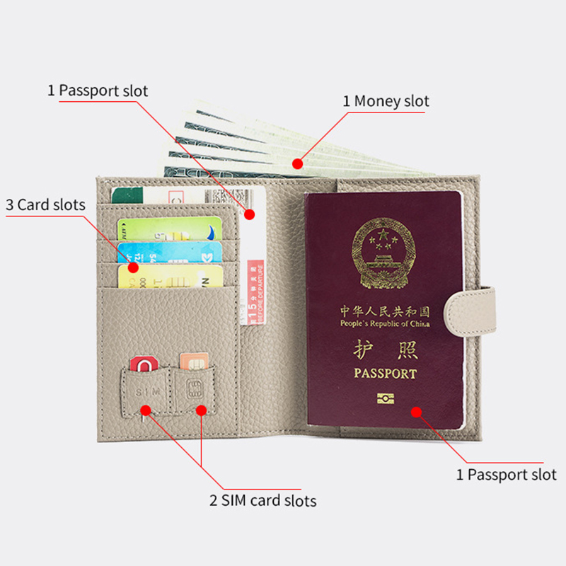 Genuine Cow Leather Passport H - đánh giá và giá Travel Accessories Rfid