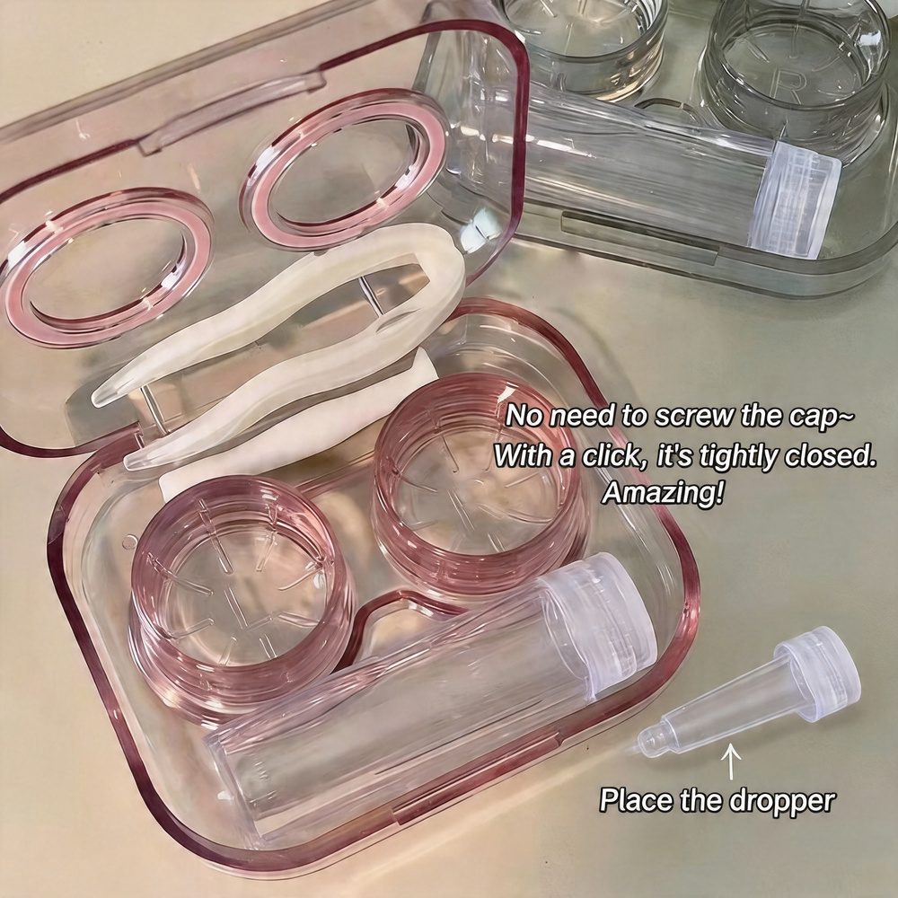 KLASSNUM Cute Contact Lens Cas - đánh giá và giá Travel Accessories Kit For Women