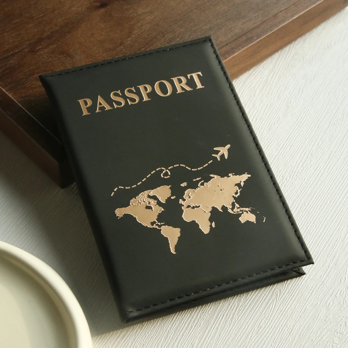 World Map Pattern Passport Hol - đánh giá và giá Travel Accessories In Store