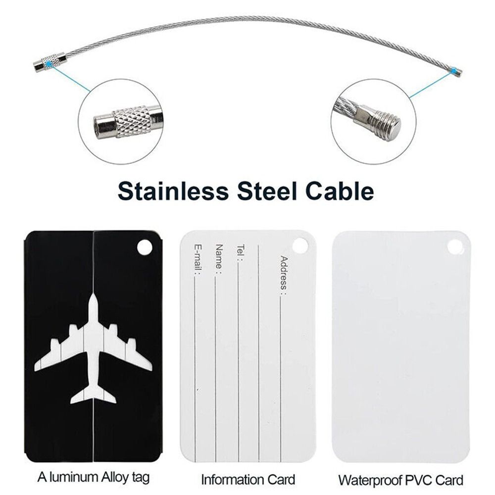Aluminium Travel Luggage Tags  - đánh giá và giá Travel Accessories And Gadgets