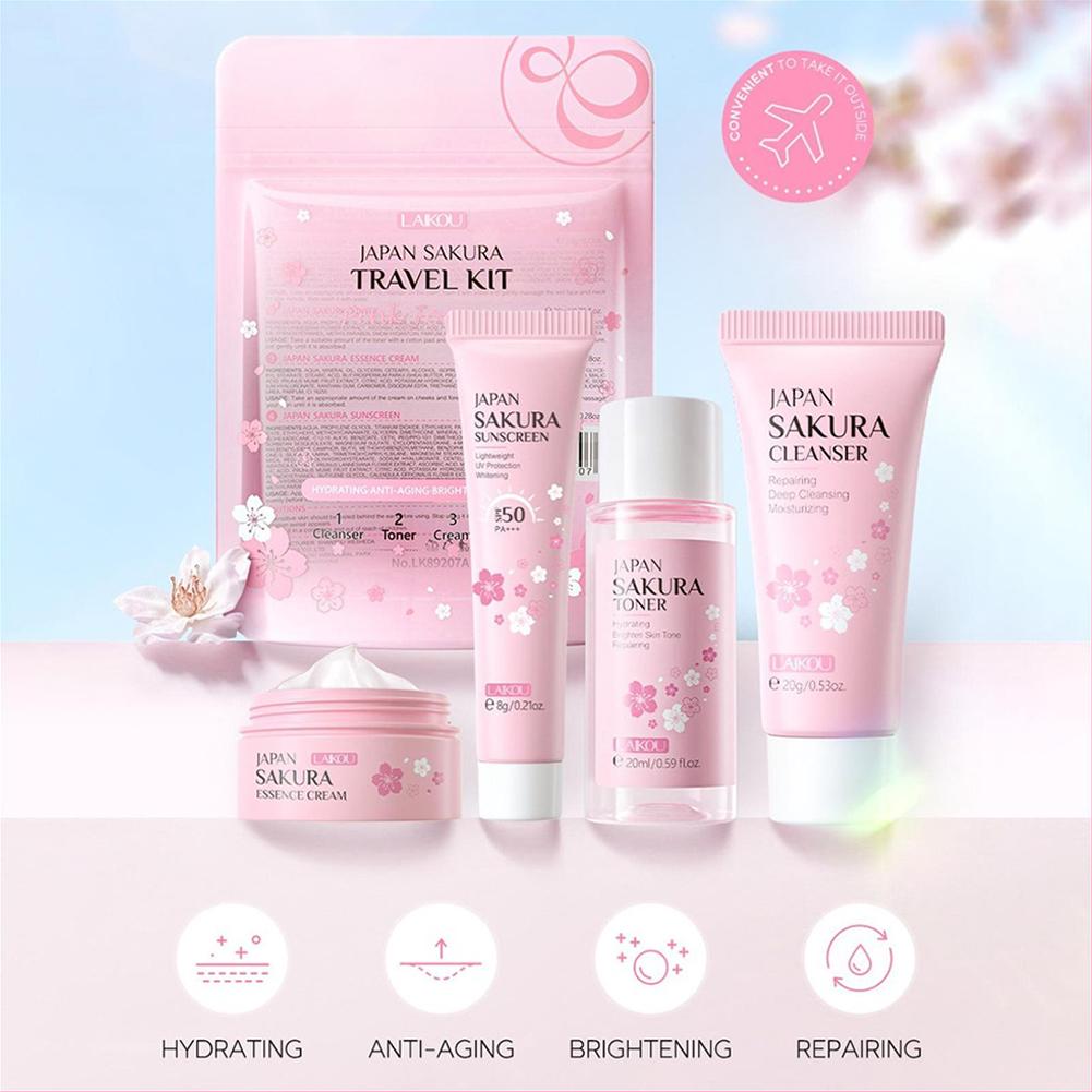 Sakura Skin Care Set facial Cl - đánh giá và giá Travel Accessories Gifts