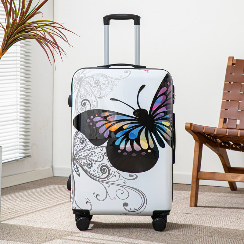 Butterfly Pattern Luggage 20 I - đánh giá và giá Travel Lock Tsa Approved