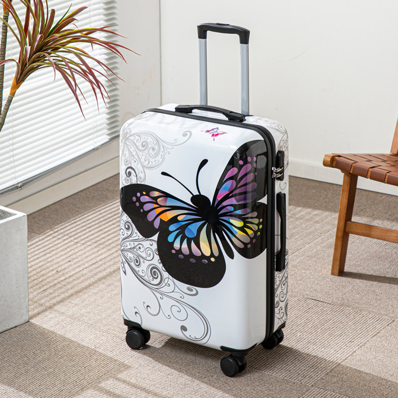 Butterfly Pattern Luggage 20 I - đánh giá và giá Travel Lock Tsa Approved