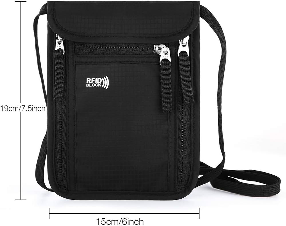 1pc Travel Pouch Neck Wallet F - đánh giá và giá Travel Accessories Rfid
