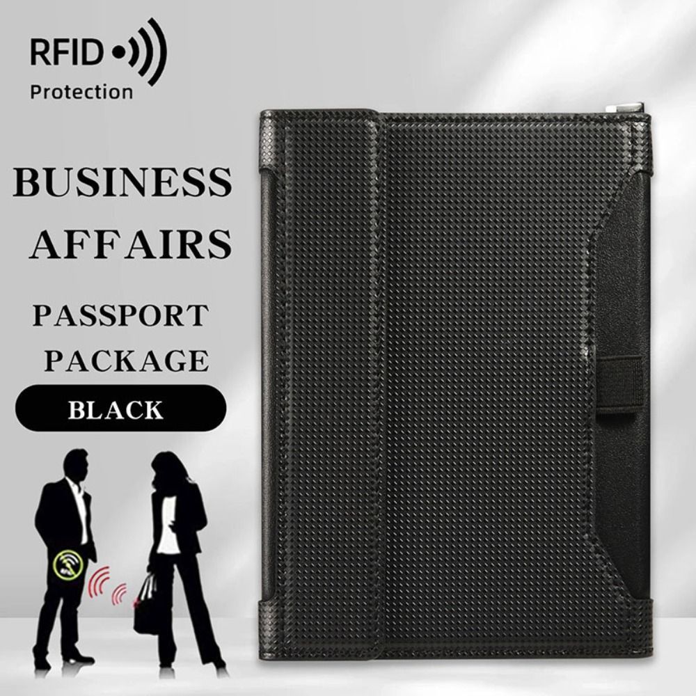 Solid Color Passport Holder RF - đánh giá và giá Travel Accessories Rfid