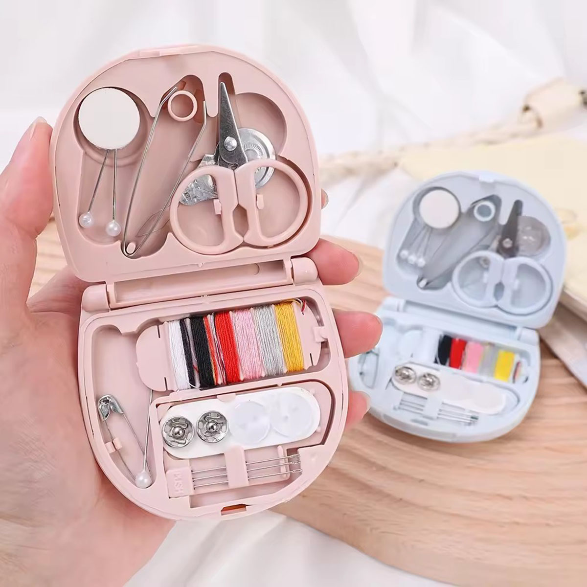 Mini Manual Sewing Machine Kit - đánh giá và giá Travel Accessories Kit For Women