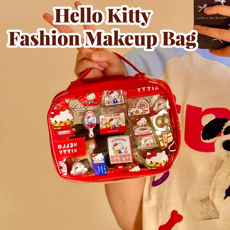 Cute Kitty PVC Cosmetic Bag Wa - đánh giá và giá Travel Accessories Toiletry Bag