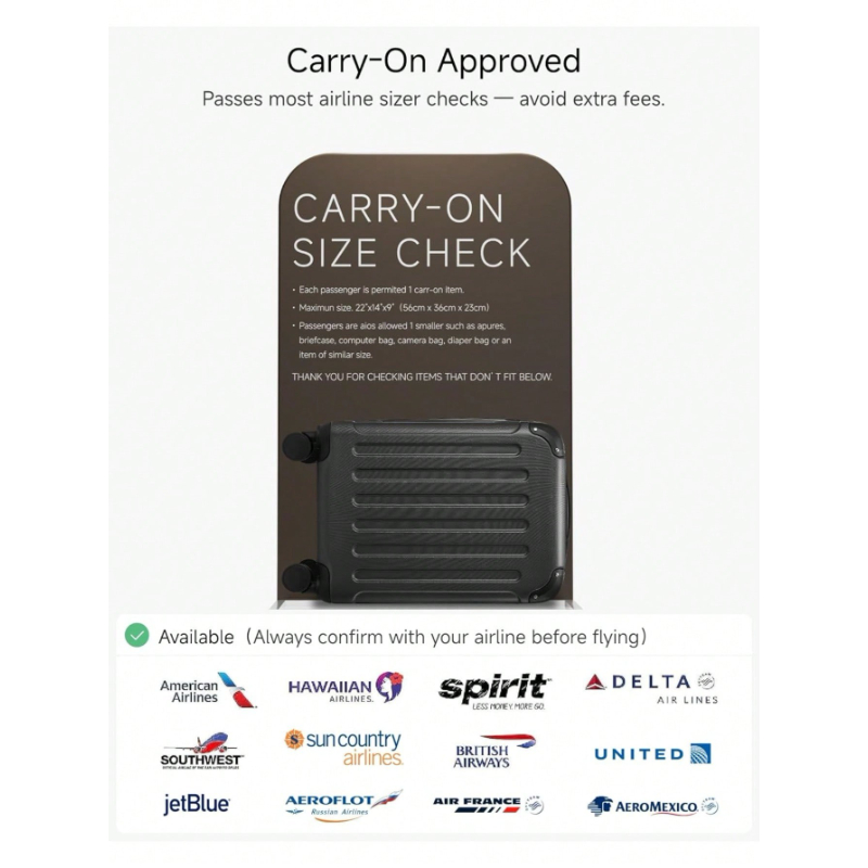 20 Inch Carry On Luggage 22x14 - đánh giá và giá Travel Lock Tsa Approved